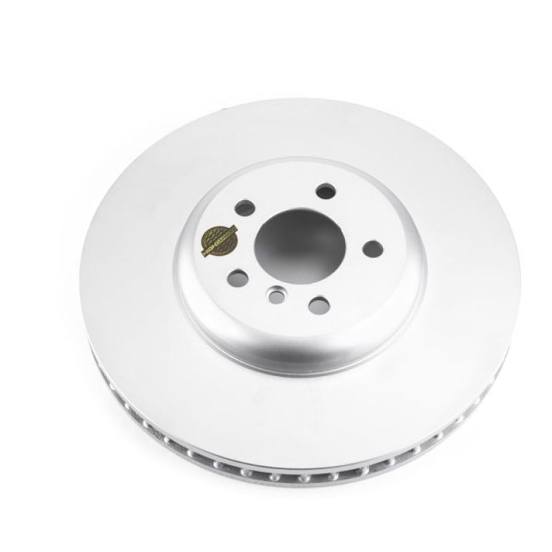 Power Stop 10-15 BMW 550i GT Front Right Evolution High Carbon Geomet Coated Rotor Brake Rotors - OE - Cryo PowerStop