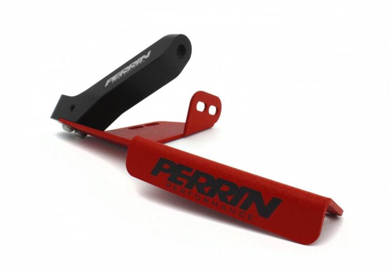 PERRIN 08-14 Subaru STI / 07-09 Legacy GT & OBXT Master Cylinder Bracket - Red Hardware - Singles Perrin Performance