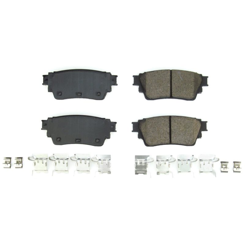 Power Stop 21-22 Nissan Rogue Rear Z17 Evo Ceramic Pad w/Hardware Brake Pads - OE PowerStop