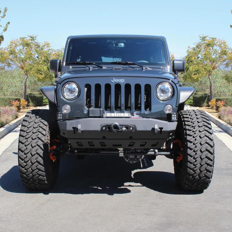 Westin/Snyper 07-17 Jeep Wrangler Tube Fenders - Front - Textured Black Fenders Westin