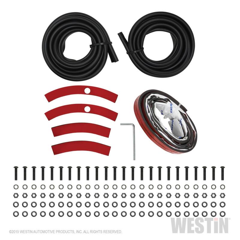 Westin 2020 Jeep Gladiator Tube Fenders - Rear - Textured Black Fenders Westin