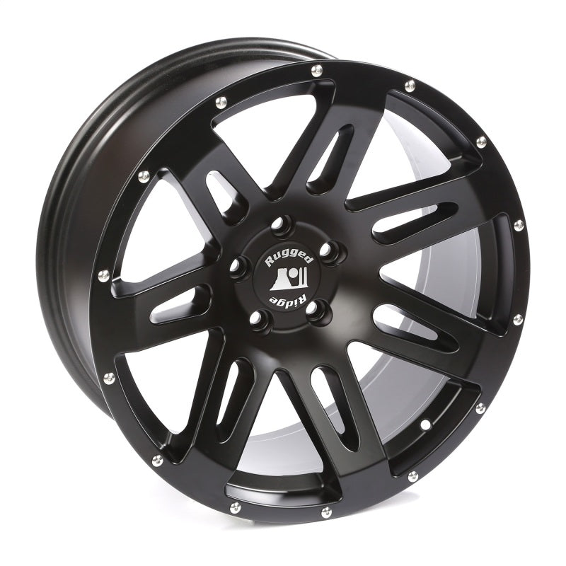 Rugged Ridge XHD Wheel Satin Black 20in x 9 Inch JK/JL/JT Wheels - Steel Rugged Ridge