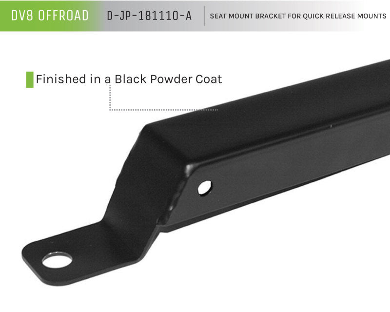 DV8 Offroad 2007-2018 Fire Extinguisher / Flashlight Floor Mount Bracket Kit Fire Safety DV8 Offroad