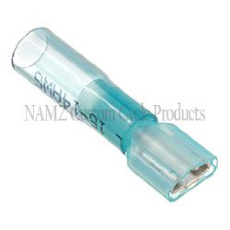 NAMZ Heat Sealable .25in. Female Quick Disconnect Terminals 16-14g (25 Pack) Wiring Connectors NAMZ
