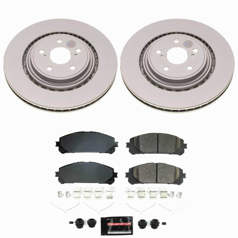 Power Stop 23-25 Lexus RX350 Front Z23 Coated Brake Kit Brake Kits - Performance D&S PowerStop