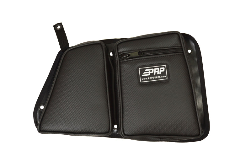 PRP Polaris RZR Rear Door Bag with Knee Pad for Polaris RZR/(Passenger Side)- Black Bags - Bike Bags PRP Seats