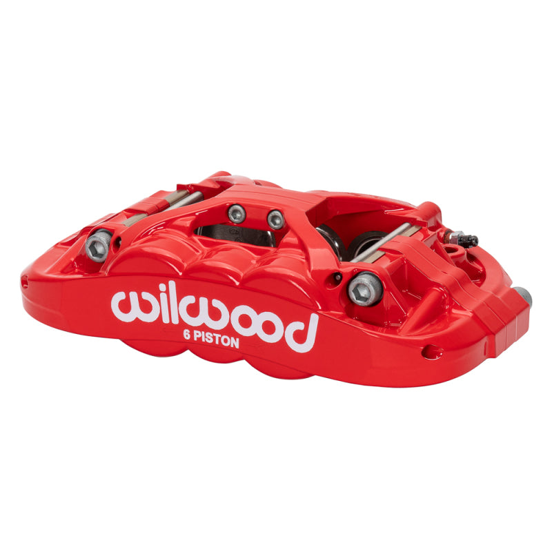 Wilwood XRS6R 1.75/1.25/1.25 1.25 Rotor R/H Caliper - Red Brake Calipers - Perf Wilwood