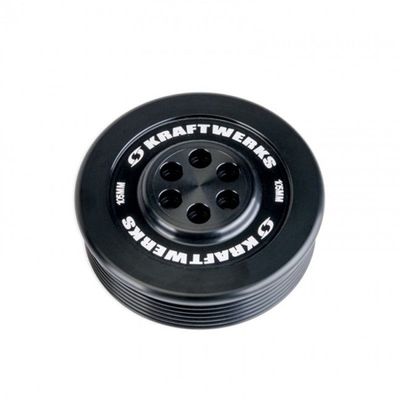 KraftWerks Supercharger Ribbed Pulley - 105MM 7 Rib Supercharger Pulleys KraftWerks