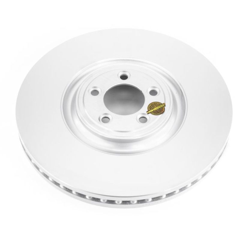 Power Stop 14-19 Jaguar F-Type Front Evolution High Carbon Geomet Coated Rotor Brake Rotors - OE - Cryo PowerStop