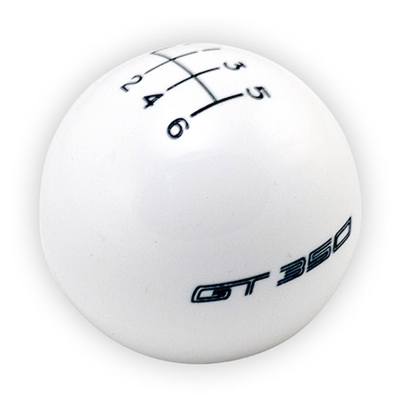 Ford Racing 15-19 Mustang GT350 White 6-Speed Shift Knob Shift Knobs Ford Racing