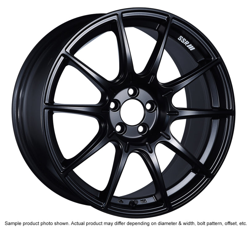 SSR GTX01 17x9 5x114.3 15mm Offset Flat Black Wheel Wheels - Cast SSR