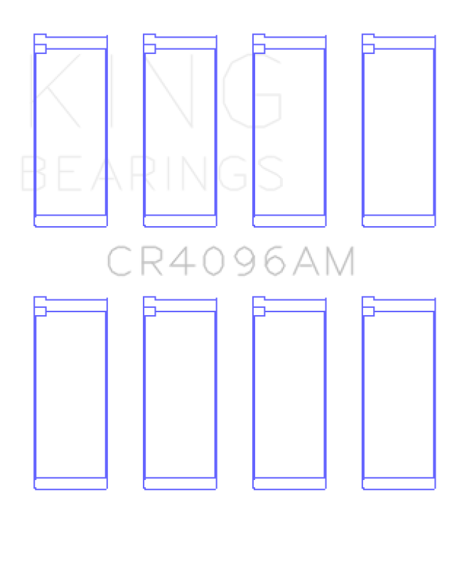 King Engine Bearings Mazda Fe/G6/F8 (Size +0.25mm) Connecting Rod Bearing Set Connecting Rods King Engine Bearings