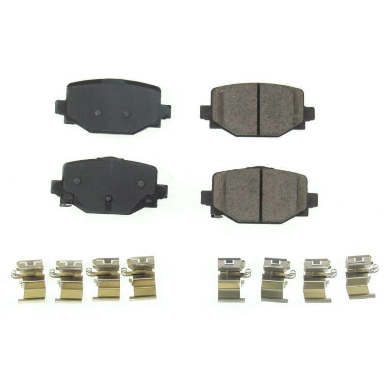 Power Stop 2019 Infiniti QX50 Rear Z17 Evolution Ceramic Brake Pads w/Hardware Brake Pads - OE PowerStop