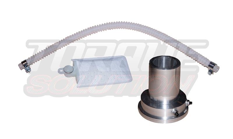 Torque Solution 2018+ Mitsubishi Lancer Ralliart/ Evo X Billet Fuel Pump Holder Flex Fuel Kit Torque Solution