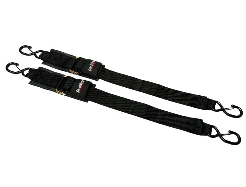 SpeedStrap 2in x 4ft Marine Transom Tie-Down Straps with Snap S-Hooks (2 Pack) Cargo Tie-Downs SpeedStrap