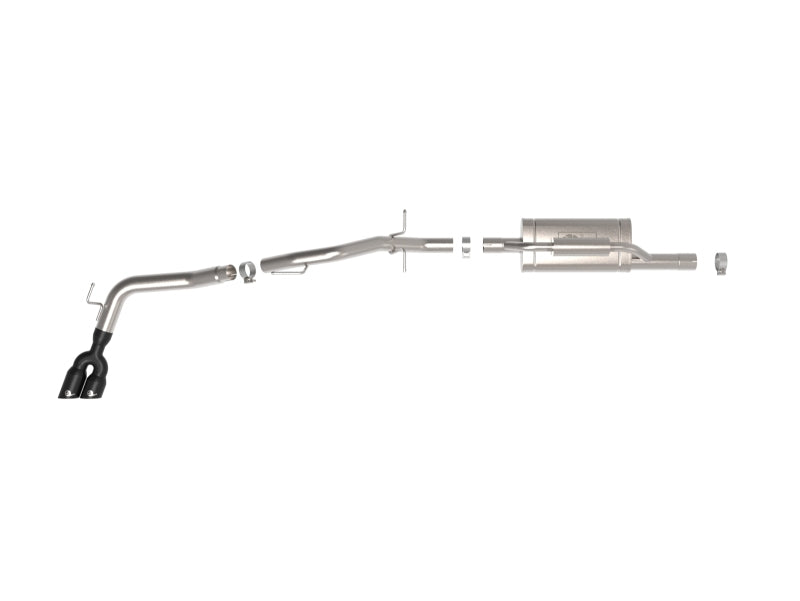 aFe 2024+ Ford Ranger L4-2.3L (t) Vulcan Series 2.5in to 3in Cat-Back Exhaust w/ Black Tip Catback aFe
