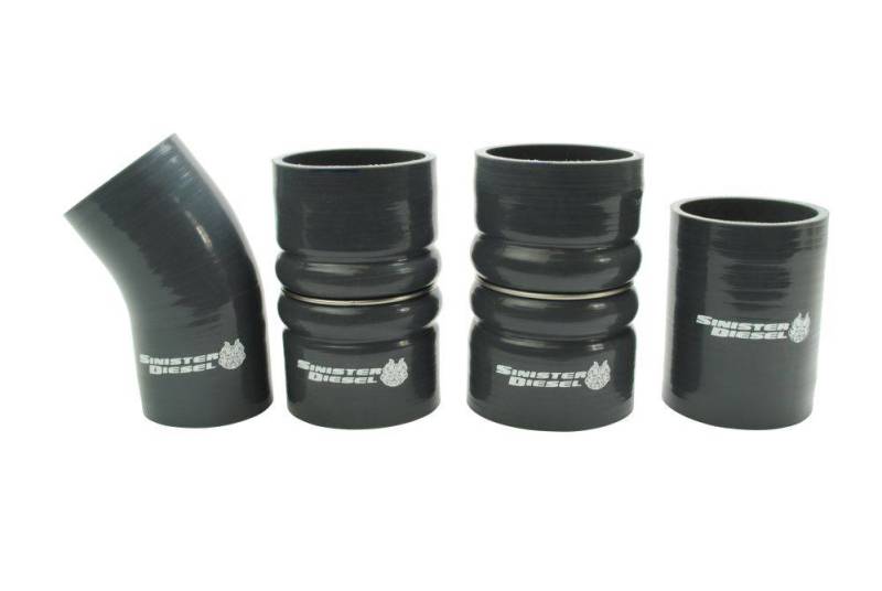 Sinister Diesel 03-07 Ford 6.0L Powerstroke Intercooler Charge Pipe Kit Intercooler Pipe Kits Sinister Diesel