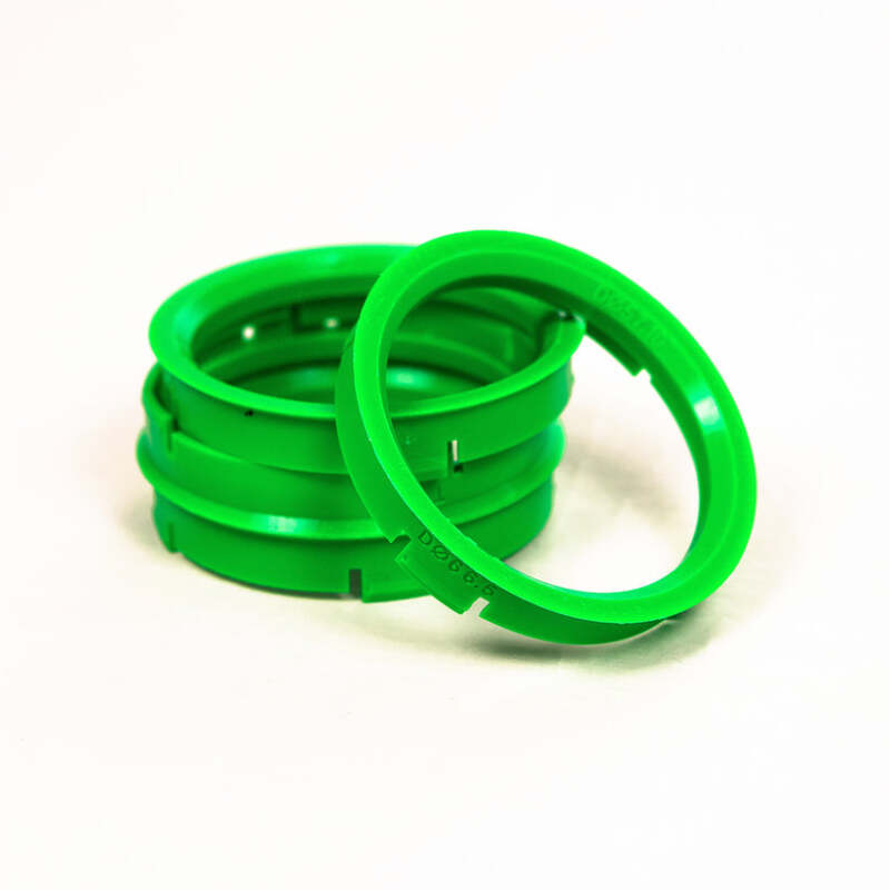 Konig Hub Ring Set (4pcs) - 66.5mm O.D. / 57.1mm I.D. Wheel Accessories Konig