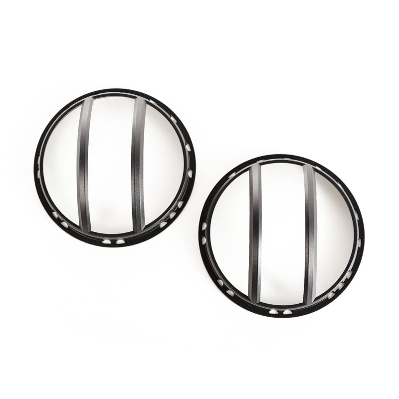 Rugged Ridge 07-18 Jeep Wrangler JK Black Elite Pivotal Headlight Euro Guard Light Covers and Guards Rugged Ridge