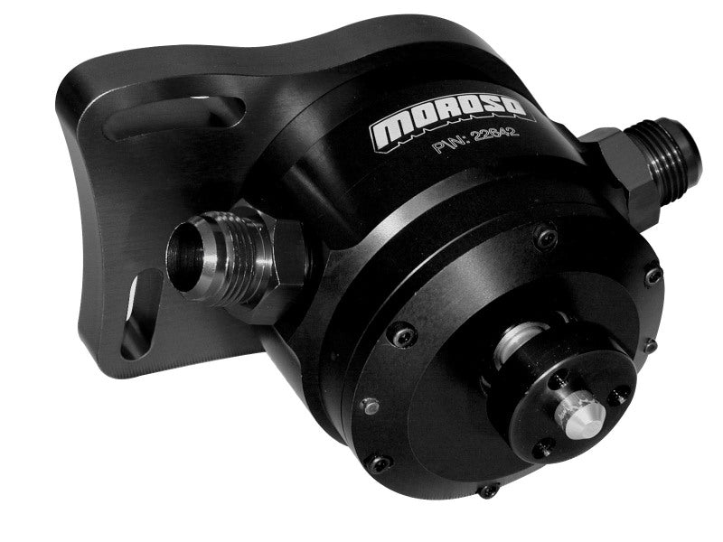 Moroso Enhanced Design 4 Vane Vacuum Pump w/Adjustable Mounting Bracket Vacuum Pumps Moroso