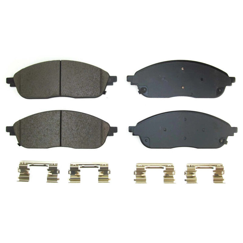 Power Stop 2022 Jeep Grand Cherokee Front Z17 Evo Ceramic Brake Pads w/Hardware Brake Pads - OE PowerStop