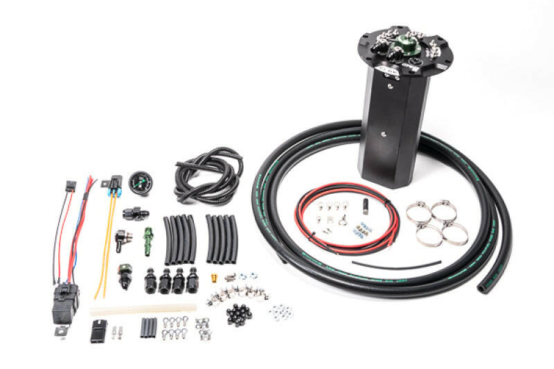 Radium 09-20 Nissan 370Z RHD/LHD Fuel Hanger Surge Tank(Pumps Not Incl.) Walbro GSS342 AEM 50-1200 Fuel Pump Hangers Radium Engineering