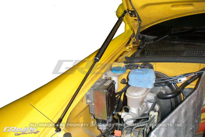 GReddy 00-09 Honda S200 AP1/AP2 Engine Hood Lifter Kit (Designed for OEM weight hoods.) Hood Struts GReddy