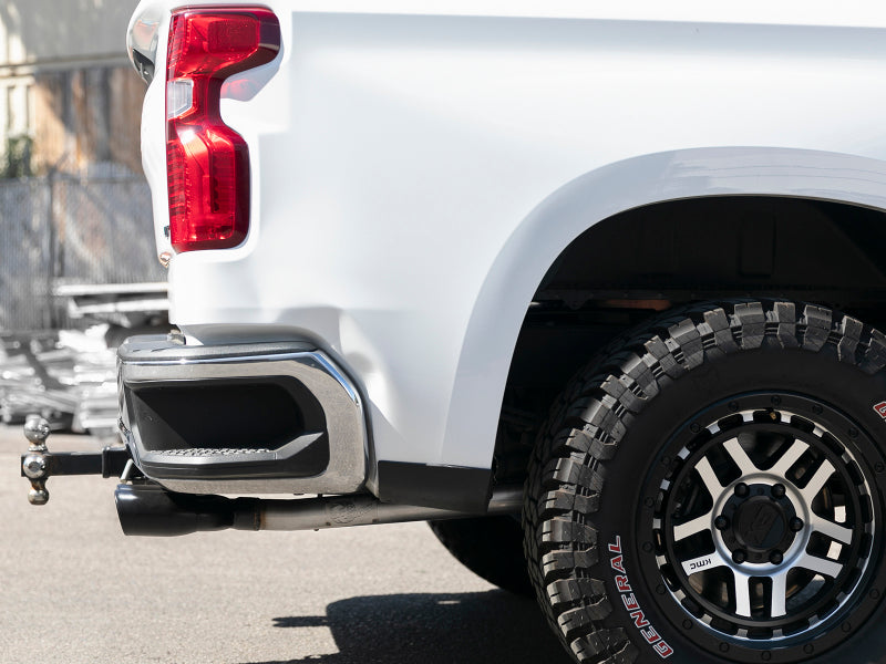 aFe Vulcan Series 3in-2-1/2in 304 SS Cat-Back 2019 GM Silverado / Sierra 1500 V8-5.3L w/ Black Tips Catback aFe