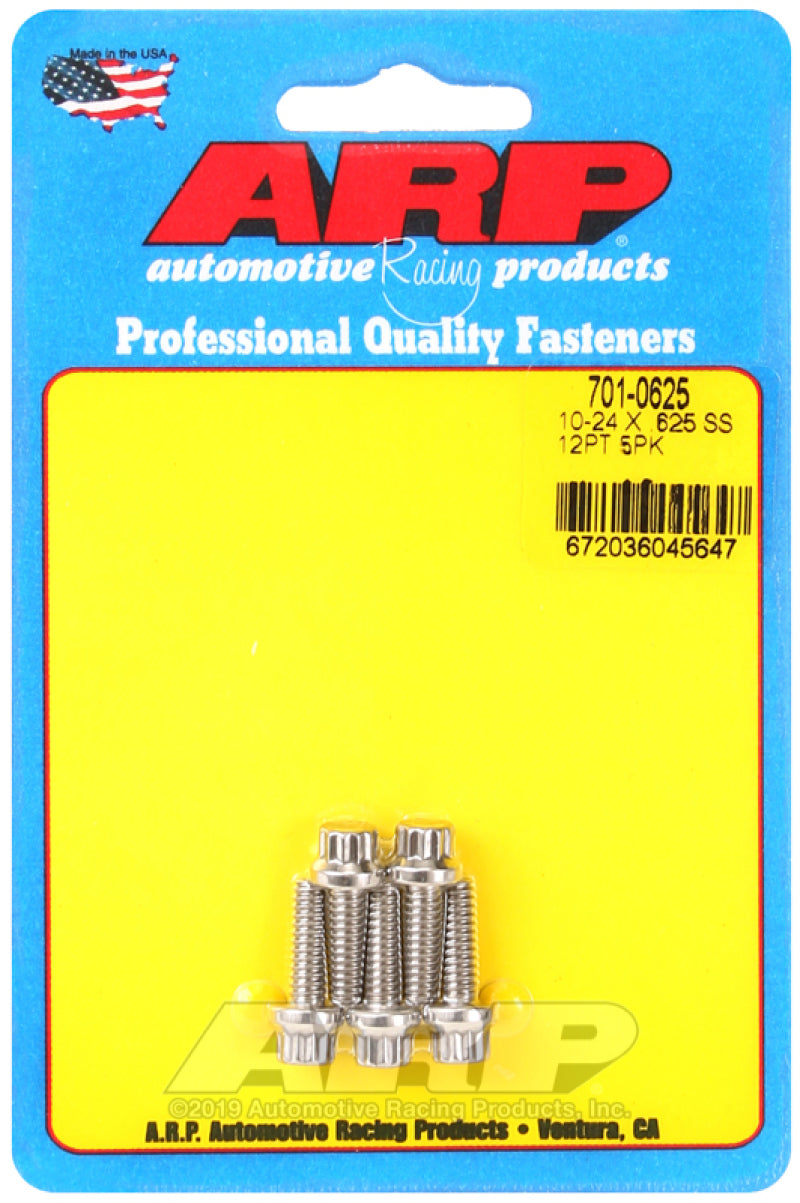 ARP 10-24 x .625 12pt SS bolts Hardware - Singles ARP