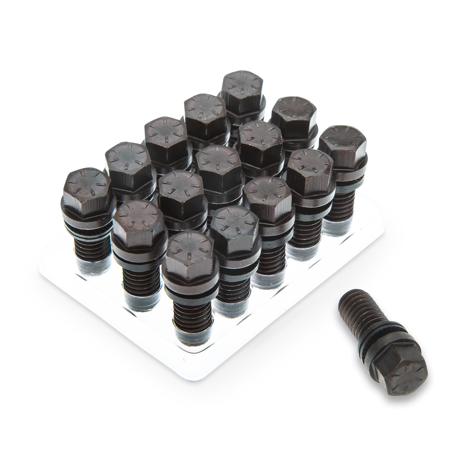 Wedge Locking Header Bolts 3/8 x 3/4L (12) Exhaust Header Bolt Proform