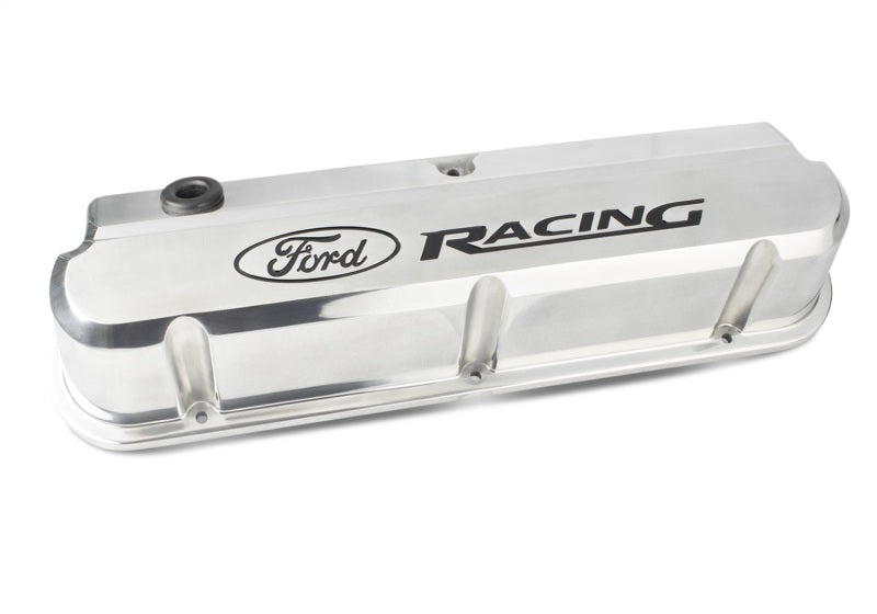 Ford Racing 289-351 Slant Edge Polished Valve Cover Valve Covers Ford Racing
