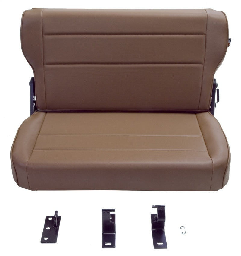 Rugged Ridge Fold & Tumble Rear Seat Spice 76-95 Jeep CJ / Jeep Wrangler Seat Releases Rugged Ridge