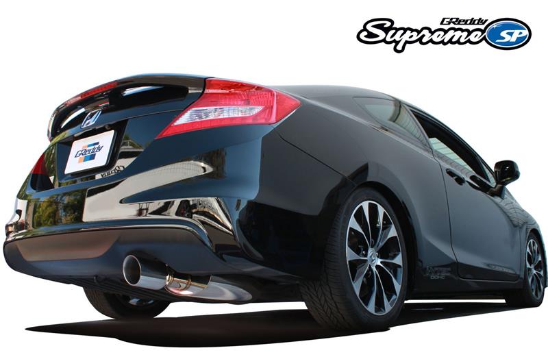 GReddy 12-15 Honda Civic Si Coupe 76mm Supreme SP Cat-Back Exhaust Catback GReddy