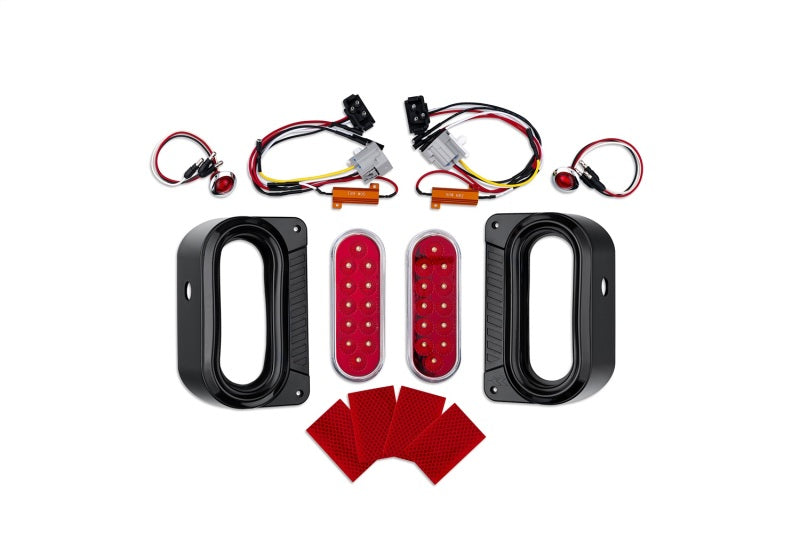 Rugged Ridge 07-18 Jeep Wrangler JK 2-Door and 4-Door Unlimited Flush Mount Tail Light Tail Lights Rugged Ridge