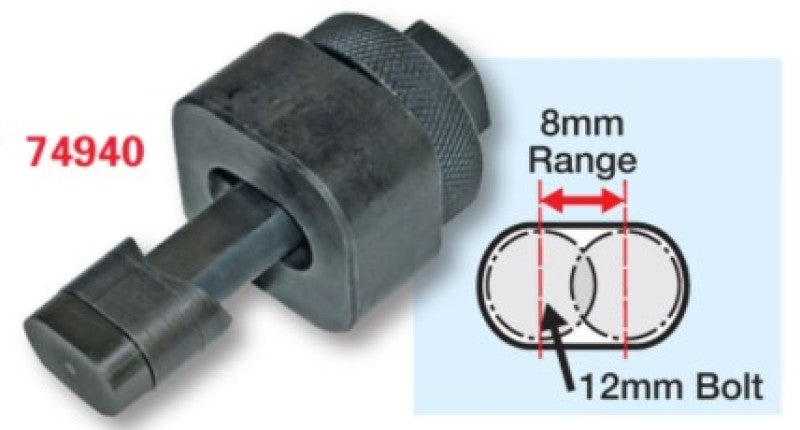 SPC Performance 12x8mm Slot Punch Tool Tools SPC Performance