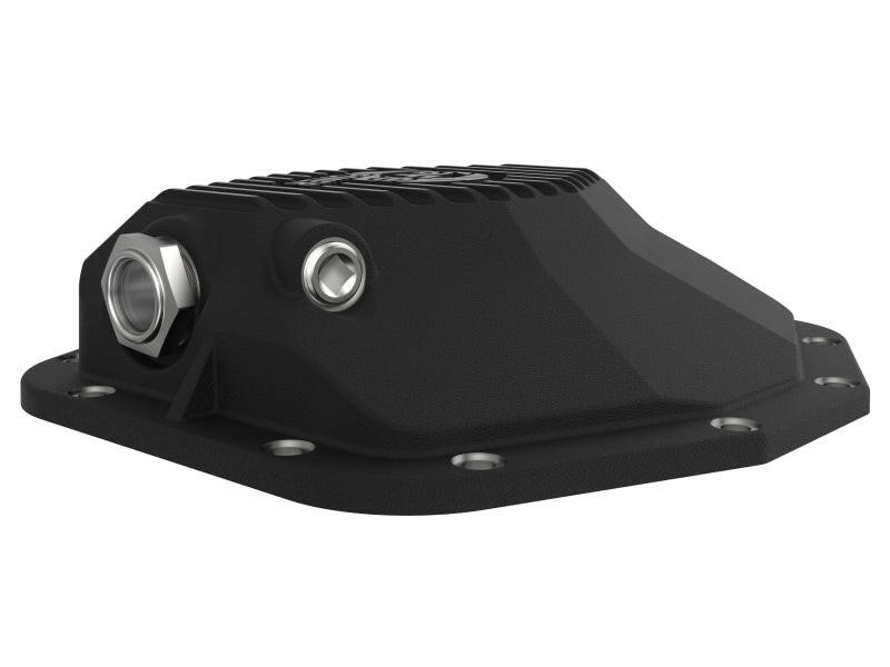aFe POWER 21-22 Ram 1500 TRX Hemi V8 6.2L (sc) PRO Series Rear Differential Cover Black w/ Machined Diff Covers aFe