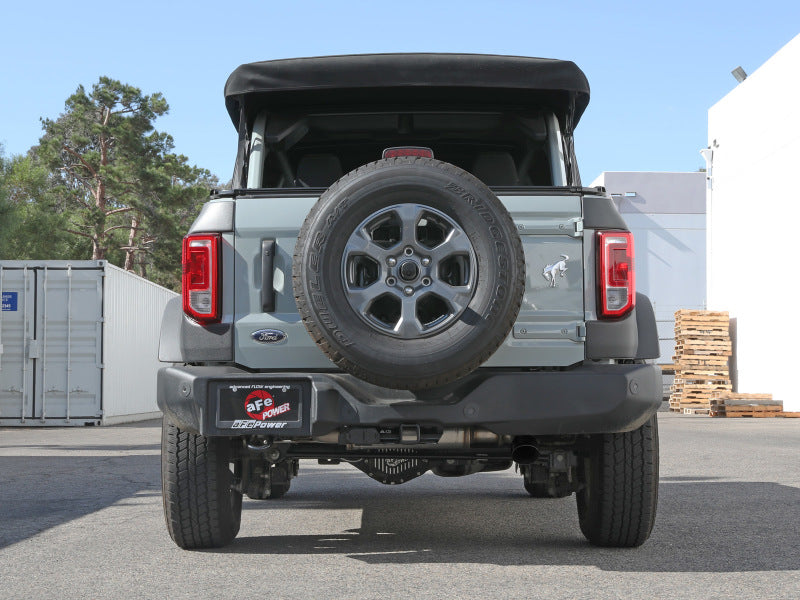 aFe Apollo GT 3in 409 SS Cat-Back Exhaust 2021 Ford Bronco L4-2.3L (t)/V6-2.7L (tt) w/ Black Tip Catback aFe