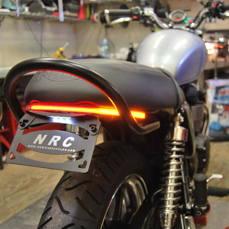 New Rage Cycles 06-16 Triumph Scrambler Fender Eliminator Kit Lights Corner New Rage Cycles