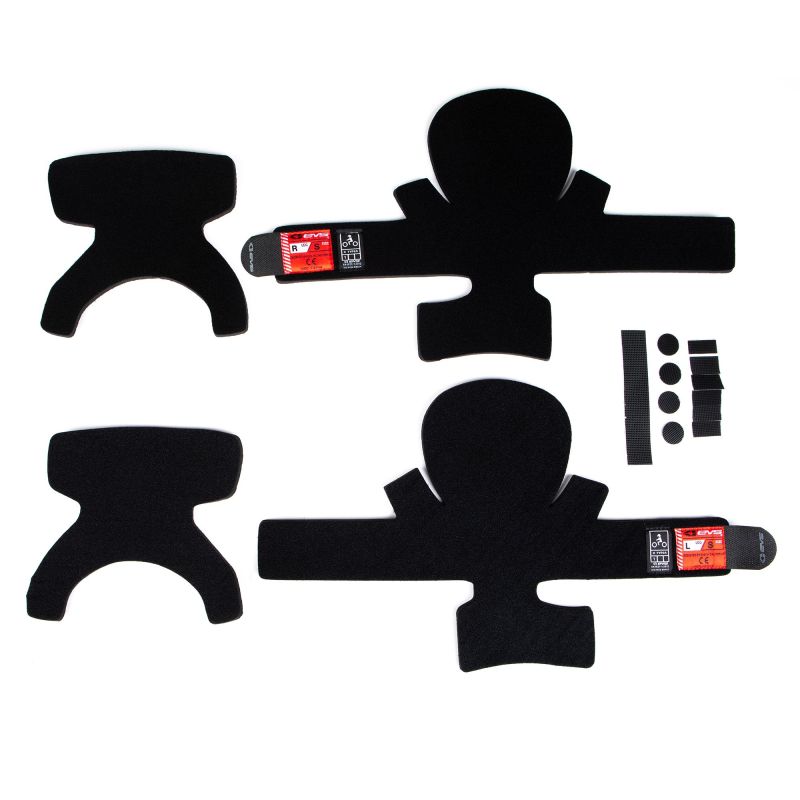EVS Axis Liner Kit Pair (2 Liners/Velcro) Black- XL Body Protection EVS