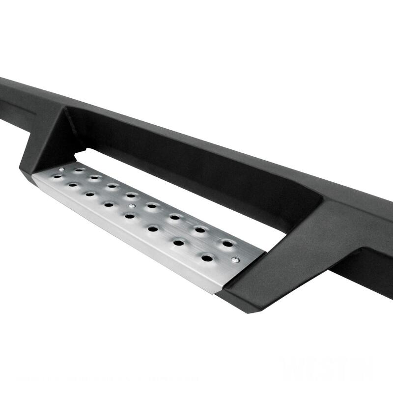 Westin 04-13 Chevy Silverado 1500 Crew Cab HDX Stainless Drop Nerf Step Bars - Textured Black Nerf Bars Westin