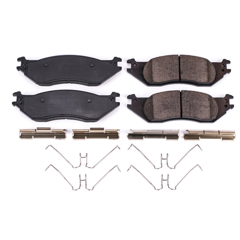Power Stop 04-06 Ford E-150 Front Z17 Evolution Ceramic Brake Pads w/Hardware Brake Pads - OE PowerStop