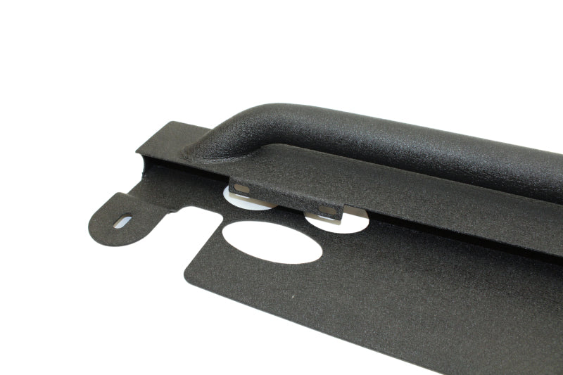 Fishbone Offroad 07-18 Jeep Wrangler JK 2 Door Rubicon Steel Rock Slider - Black Textured Powdercoat Steps Fishbone Offroad