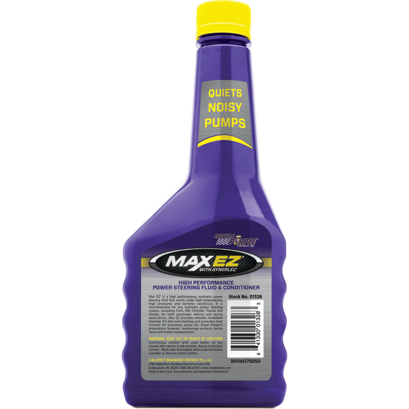 Royal Purple Max EZ Power Steering Fluid - 12oz Power Steering Fluids Royal Purple