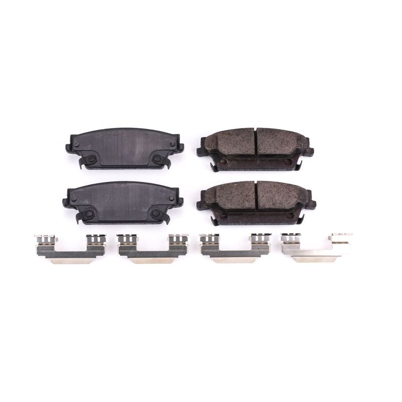 Power Stop 06-07 Cadillac CTS Rear Z17 Evolution Ceramic Brake Pads w/Hardware Brake Pads - OE PowerStop