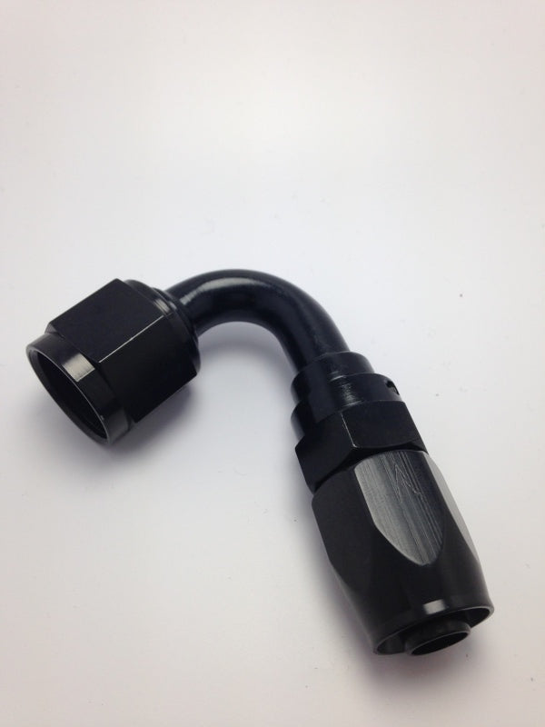 Fragola -10AN Fem x -8AN Hose 120 Degree Reducing Hose End - Blue/Red Fittings Fragola