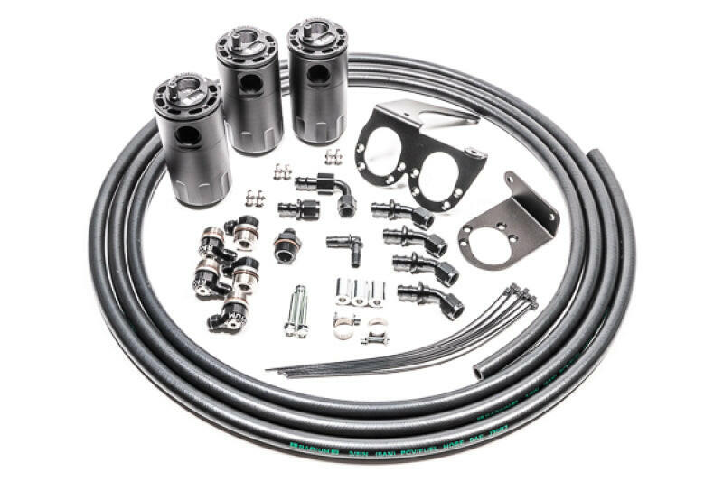 Radium Engineering Triple Catch Can Kit Nissan R35 GT-R Fluid Lock Oil Catch Cans Radium Engineering