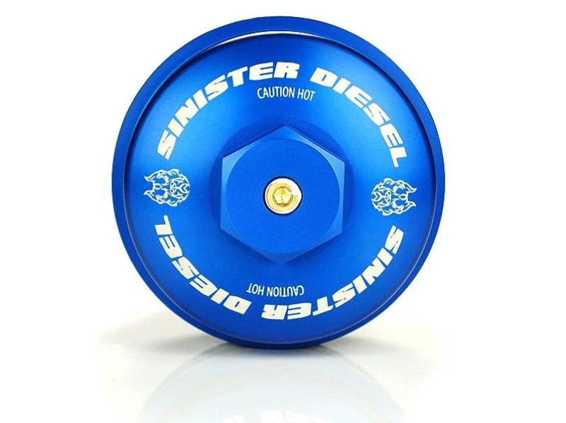 Sinister Diesel 03-10 Ford Powerstroke 6.0L/6.4L Oil Filter Cap Oil Caps Sinister Diesel