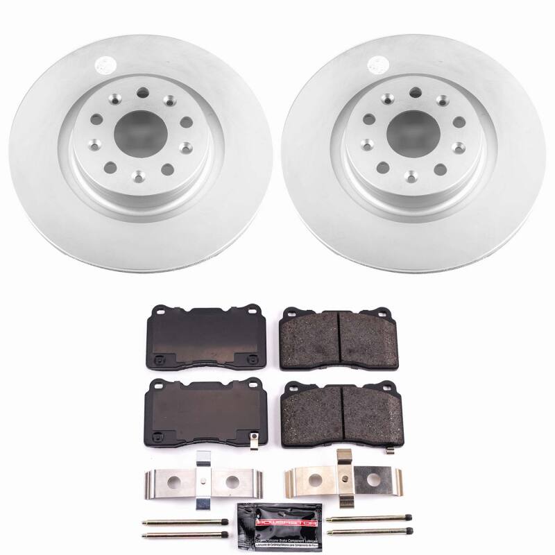 Power Stop 21-24 Chevrolet Camaro Front Z23 Coated Brake Kit Brake Kits - Performance D&S PowerStop