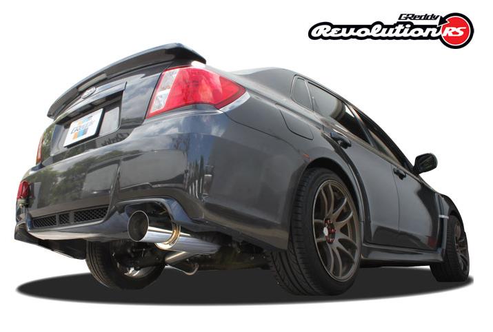 GReddy 11-14 Subaru WRX/STI (Sedan) 76mm Single Side Cat-Back Revolution RS Exhaust Catback GReddy