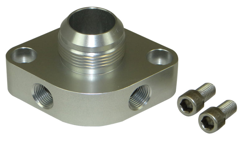 Moroso Chevrolet Big Block/Small Block Water Outlet Filler Neck -20An w/O-Ring & Two 3/8in NPT Ports Coolant Fill Necks Moroso
